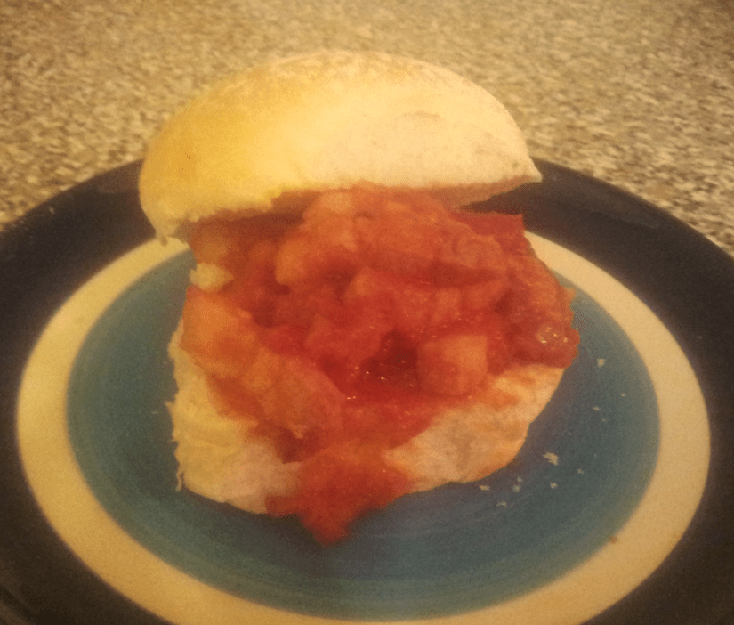 a fancy bacon sandwich